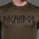 Потовідвідна Футболка Coolmax з принтом RAGNAROK та липучками під шеврони олива розмір S buy85881bls-S фото 6